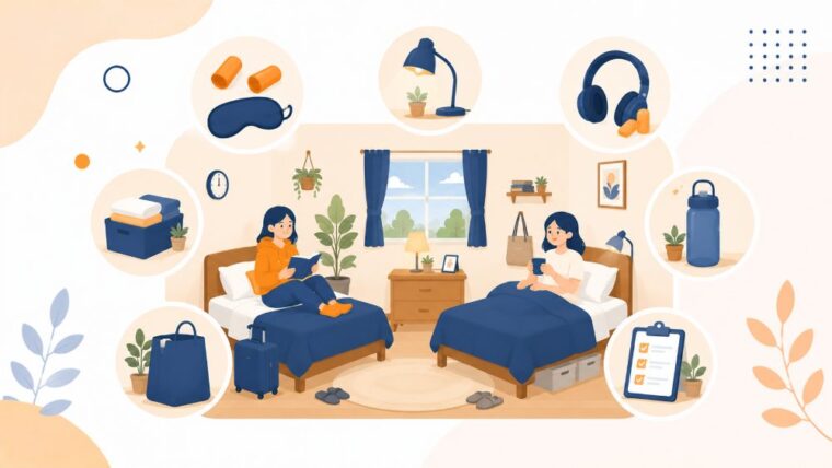 相部屋で快適に過ごすコツのイメージ
