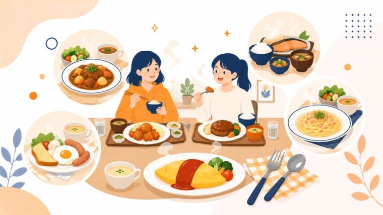 合宿免許の食事のイメージ