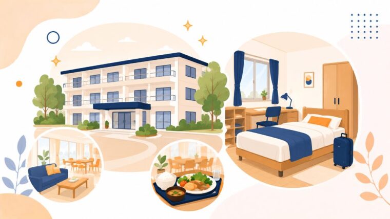 合宿免許の宿舎(寮)のイメージ