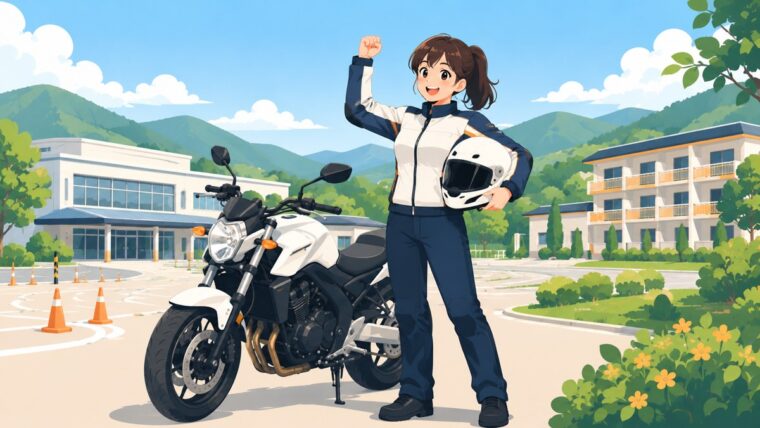 いきなり大型二輪免許は合宿がおすすめのイメージ