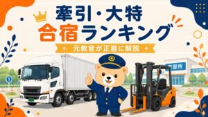 【2026年】牽引・大型特殊（大特）の合宿おすすめランキング｜元教官が正直に解説