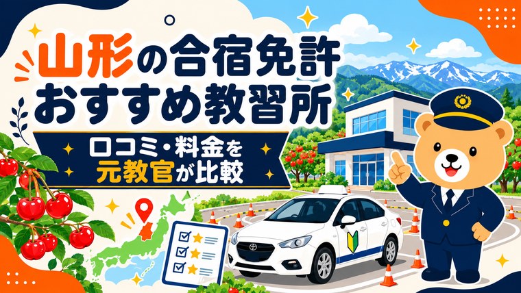 山形の合宿免許おすすめ教習所｜口コミ・料金を元教官が比較